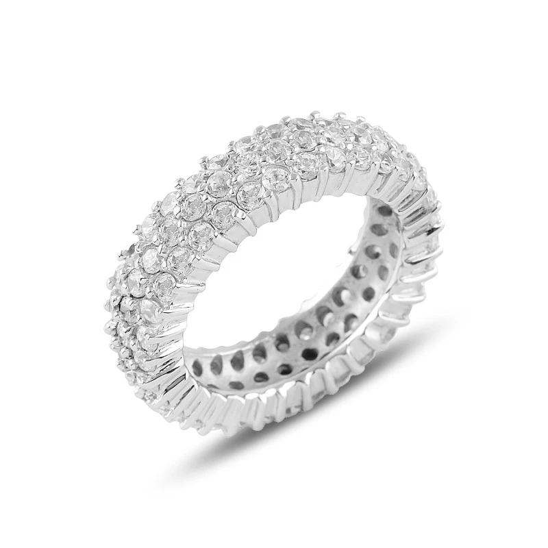 

Silver 925 Sterling Zircon Cubic Zirconia Tamtur Ring
