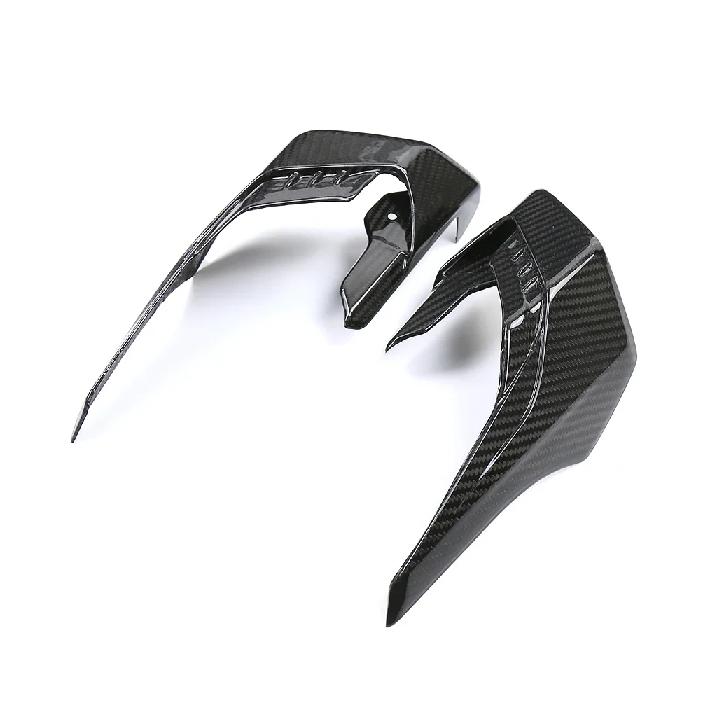 For Honda CB650R CB 650R 2019-2022 2023 100% Carbon Fiber Side Downforce Naked Spoilers Winglets Fairings Motorcycle Accessories