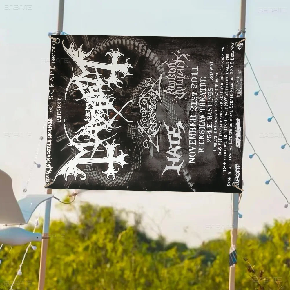 Группа M-Mayhem мультяшный флаг искусство научная фантастика Декор для дома
