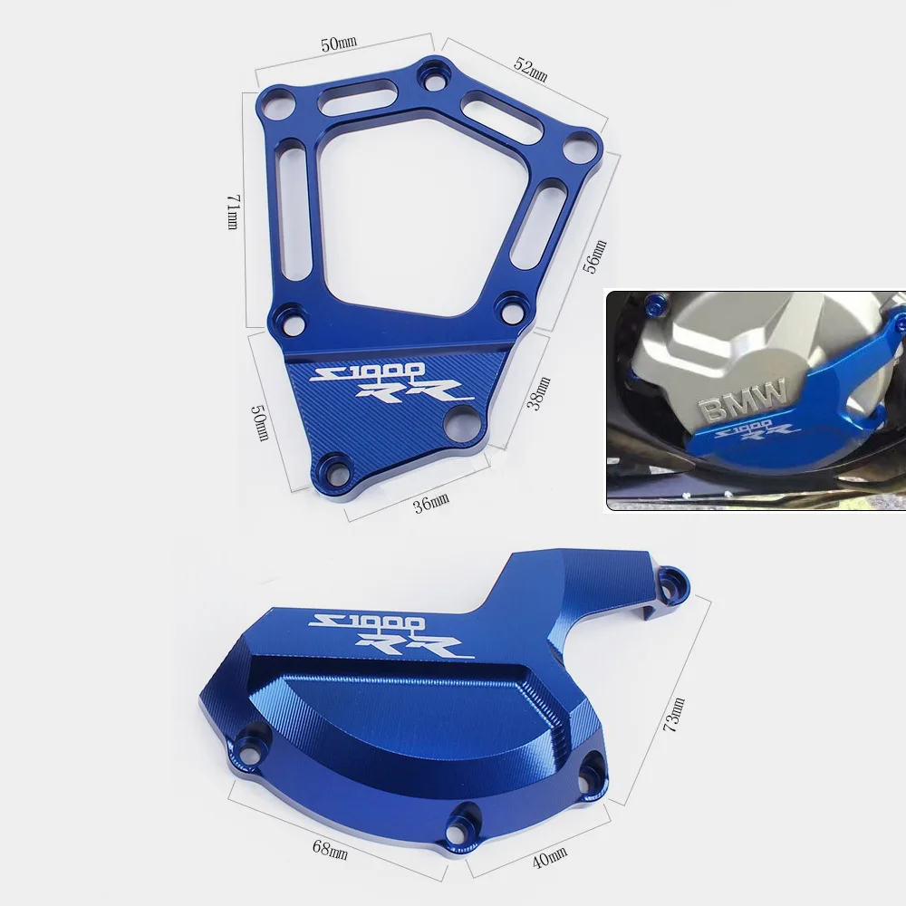 

Подходит для BMW S1000RR S1000R HP4 аксессуары для мотоциклов CNC алюминиевая Модифицированная Защитная крышка двигателя с блоком защиты от падения