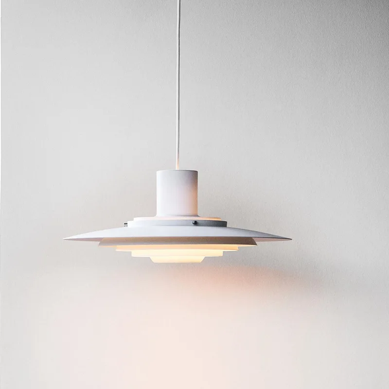 

2022 Danish Designer Pendant Lights Aluminum UFO Decor Led Hanging Lamps Kitchen Food Tables Living Dining Room Home Lampshade