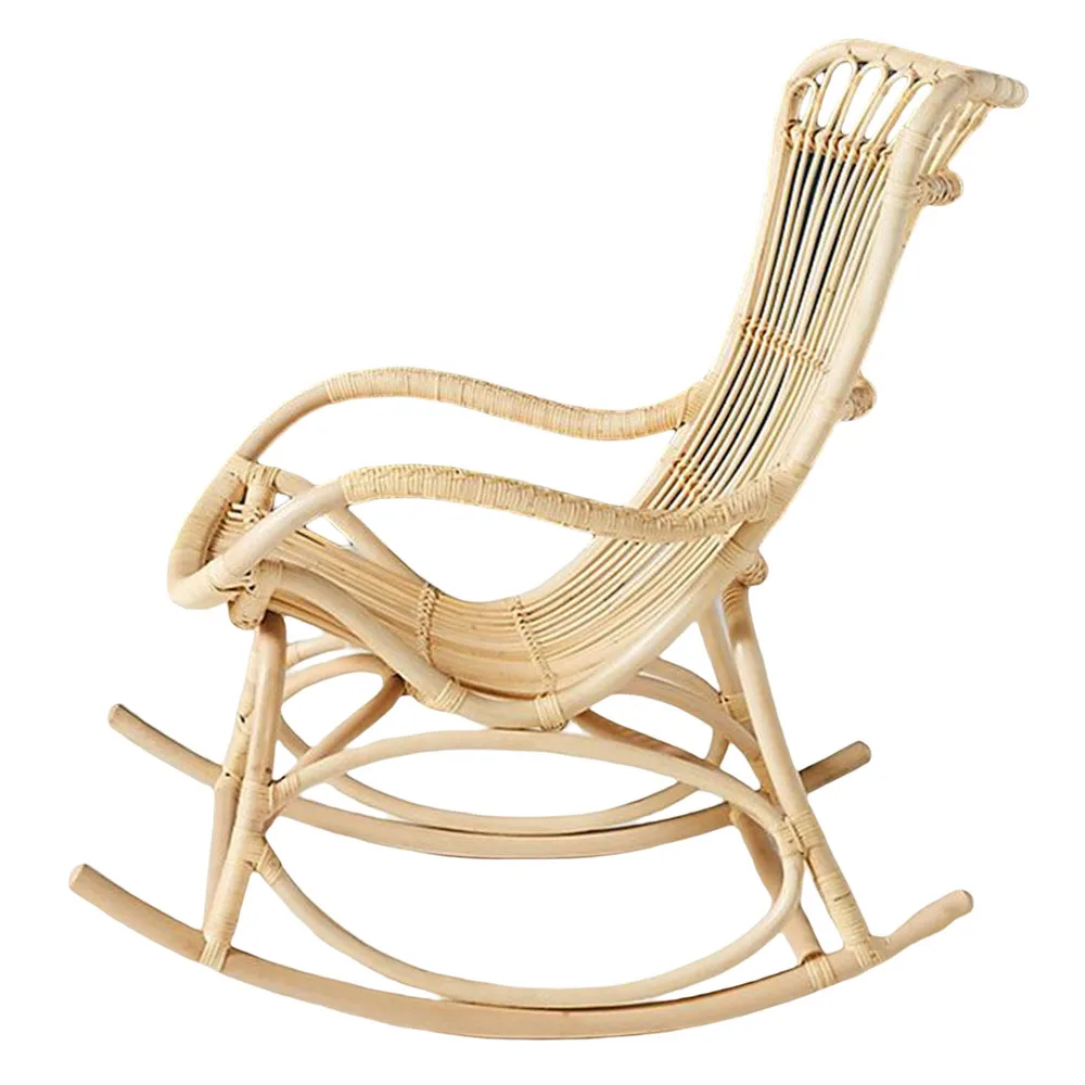 

Rotatable Rocking Chair Adult Chair Lounges Chair Sofa European Style Living Room Furniture Armchair Plant Rattan