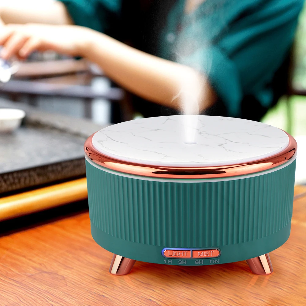 

500ML Electric Essential Oil Aroma Diffuser Ultrasonic Air Humidifier Creative Purifier with LED Night Lamp for Home Room Office