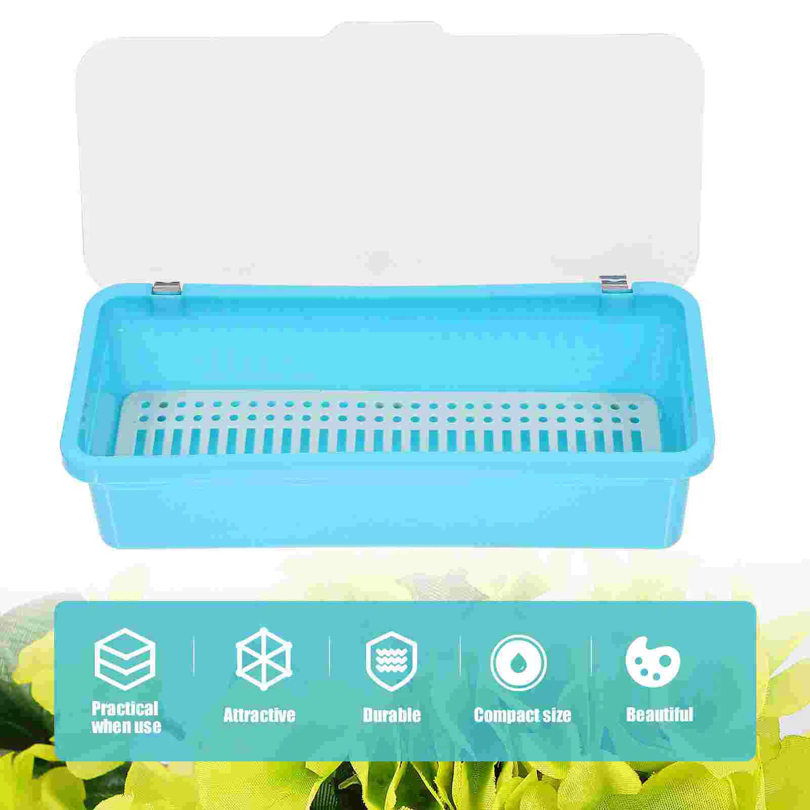 Ящик для хранения столовых приборов контейнер палочек еды пластиковый сушилка