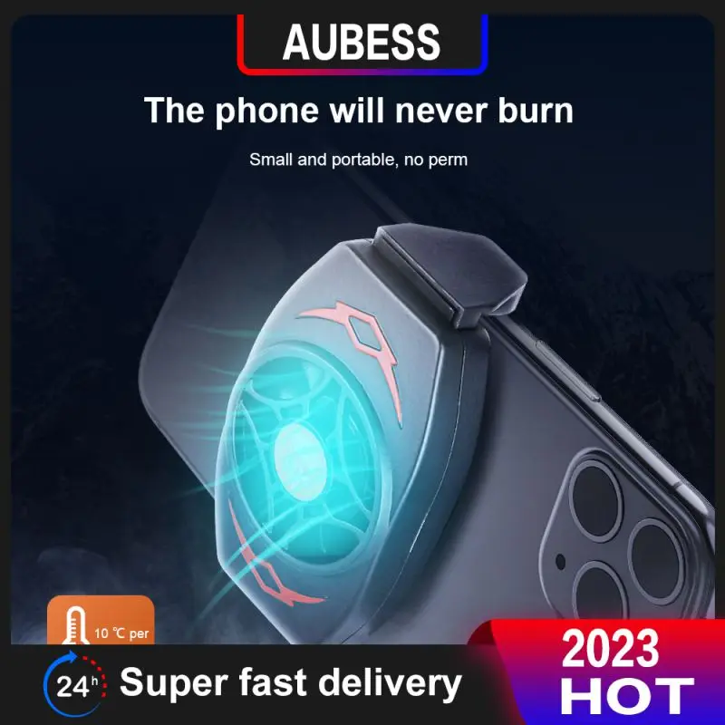 

Mobile Phone Radiator Fast Cooling Device Mute Cell Phone Cooler Game Cooler Strong Wind Phone Cooling Fan