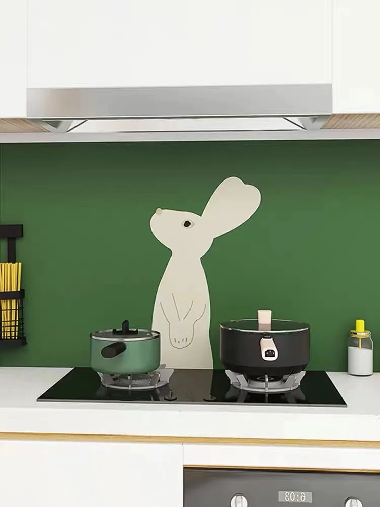 

Kitchen anti-oil stickers high temperature range hood wall stickers cartoon creative wall stickers waterproof wallpaper self-adh