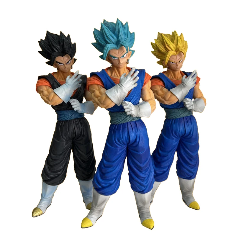 

33cm Dragon Ball Z Anime Action Figure Toys Super Saiyan Vegetto Figuine Combined Warrior GK Collectible Model PVC Doll Kid Gift