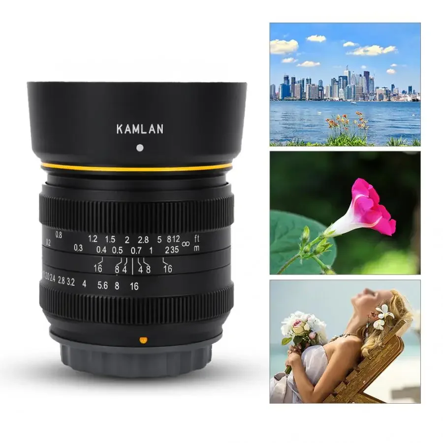 Для Kamlan 21 мм F1.8 фотообъектив с ручной фокусировкой для Fujifilm FX M4/3 Mount Canon APS-C Sony E Fuji X