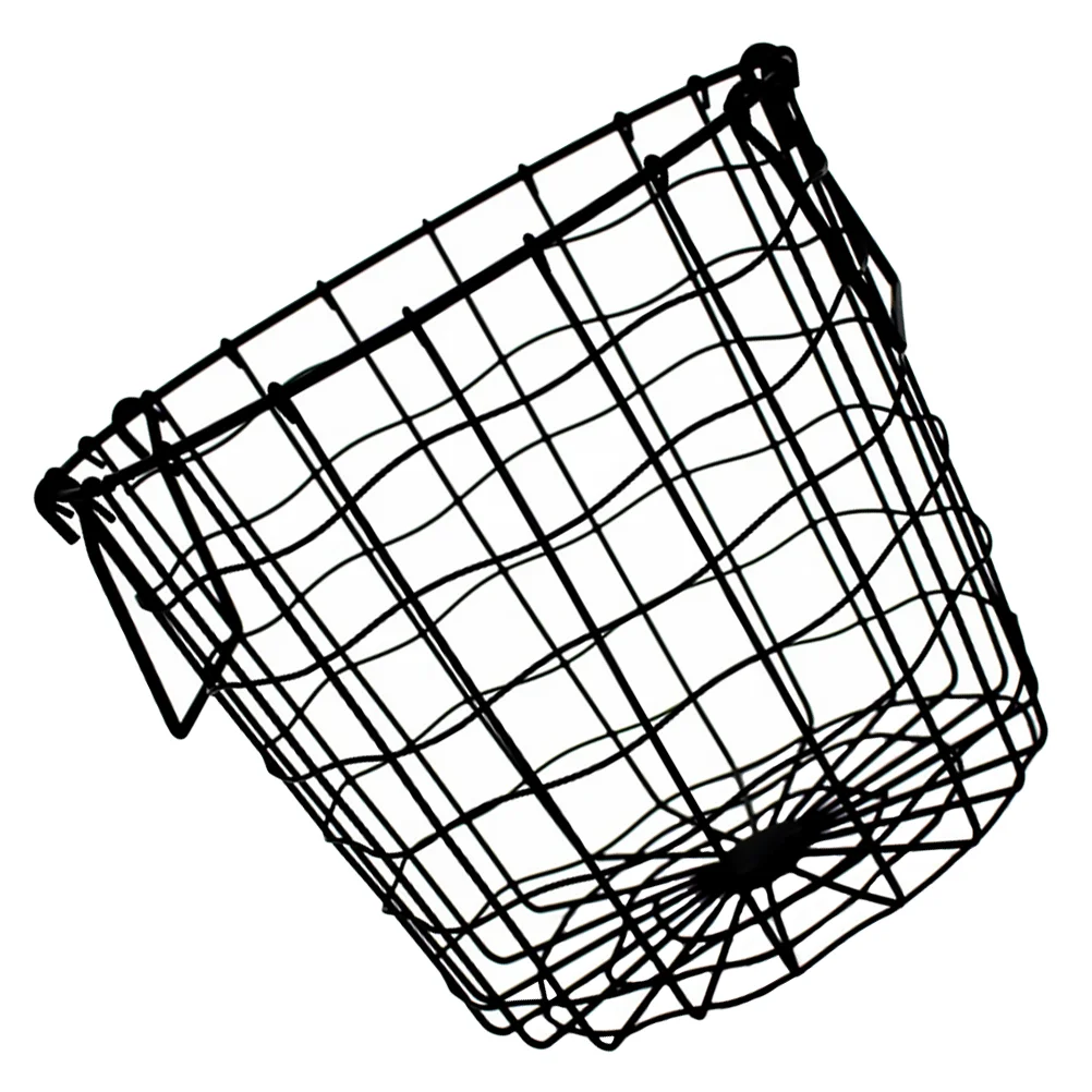 

Vintage Metal Laundry Basket Storage Bin Basket Hamper Clothes Organizer Rustic Farmhouse Decor