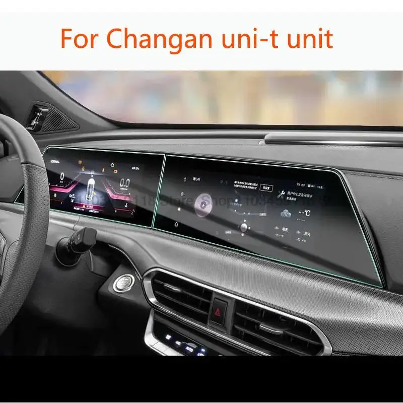 Защитная пленка из закаленного стекла для Changan uni-t unit 2022 2023 ЖК-автомобильное радио