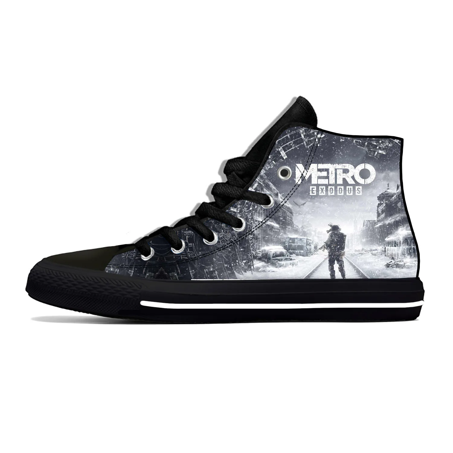 

Game Metro Exodus 3D Print High Top Sneakers Mens Womens Teenager Casual Shoes Canvas Running Shoes Breathable Lightweight shoe