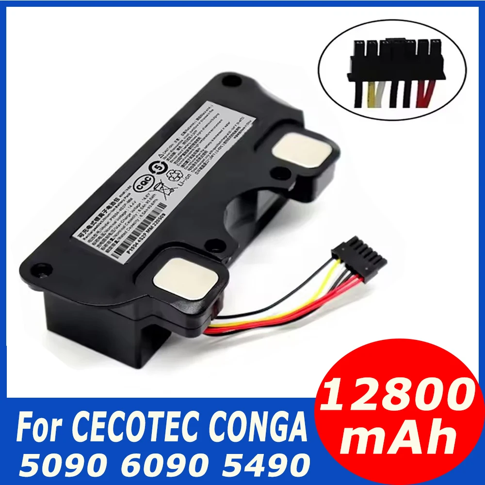 Совместим с аккумулятором для робота-пылесоса серии CECOTEC CONGA 5090 5490 6090 14 4 В 12800 мАч