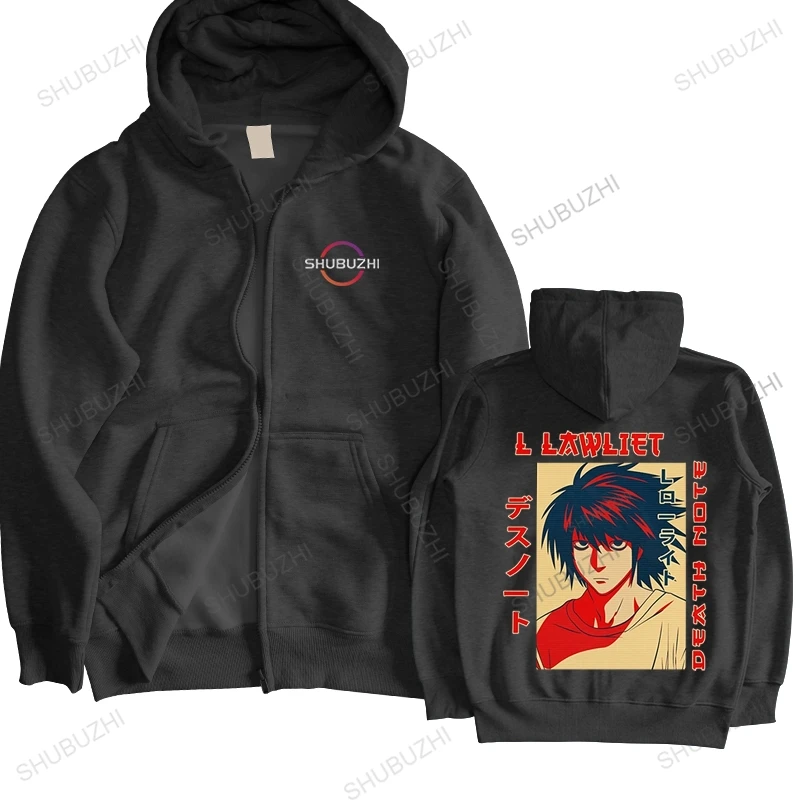 

cotton shubuzhi sweatshirt male streetwear hoodies Novelty Anime Death Note new arrived coat men brand print hooded jacket