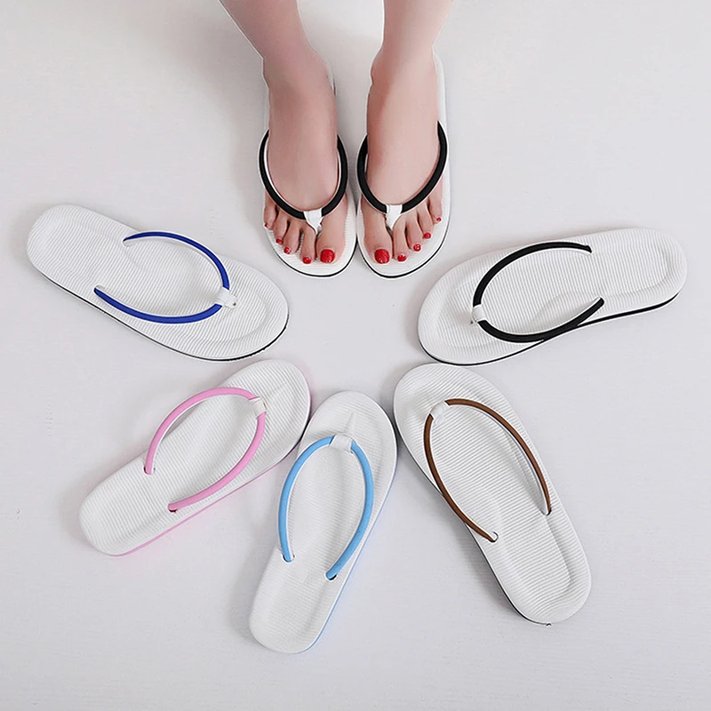 

2022 New Summer Fashion Design Weave Women Beach Flip-Flops Non-Slip Flat Ladies Outdoor Soft Slippers Women's Simple Flip-Flop