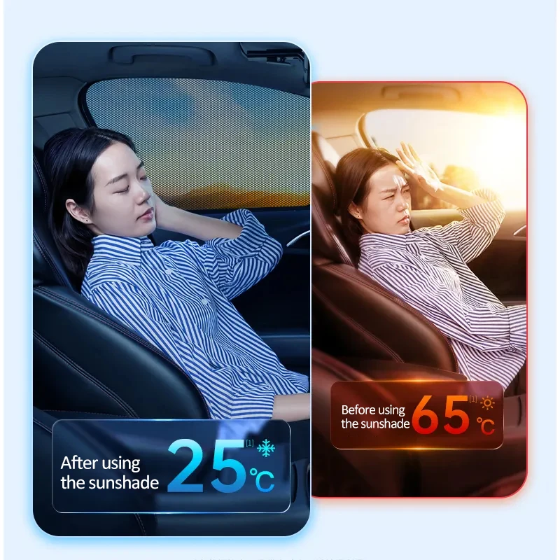 Магнитный солнцезащитный козырек для Dongfeng Nammi 01 Box 2024 ~ 2026 Innoson IVM EX02 от солнца на