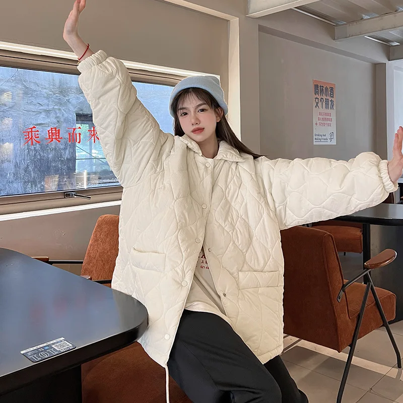 New Winter Women's Cold Coat Parkas Super Hot Coats Jackets Retro Padded Jacket Korean Fashion Coat Cheap Wholesale Clothing