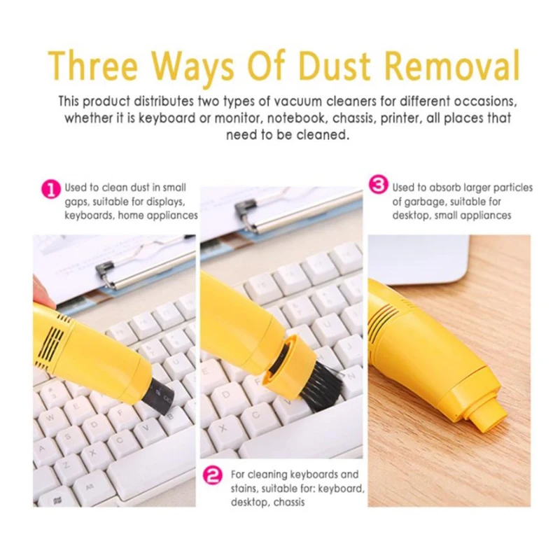 Портативный ручной мини-пылесос USB мини-щетка для клавиатуры набор очистки от