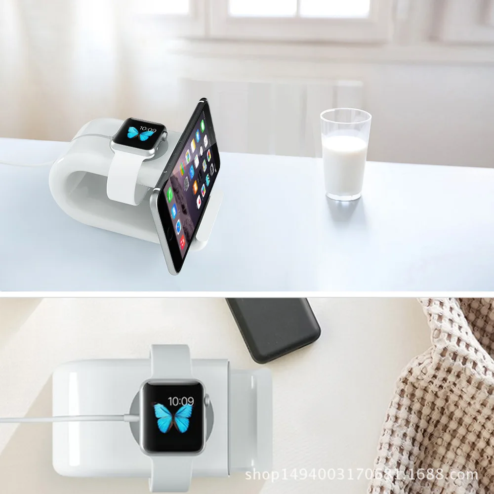 

Foreign trade applies to apple watch mobile phone stent acrylic Phone Watch desktop lazy charging bracket