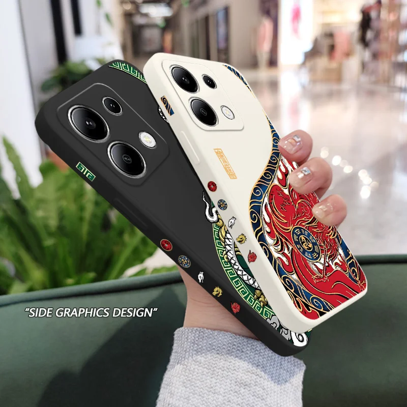 Чехол Phoenix Totem для телефона Xiaomi Redmi Note 13 12 12S 11 11S 10 10S 9 9S Pro Plus 4G