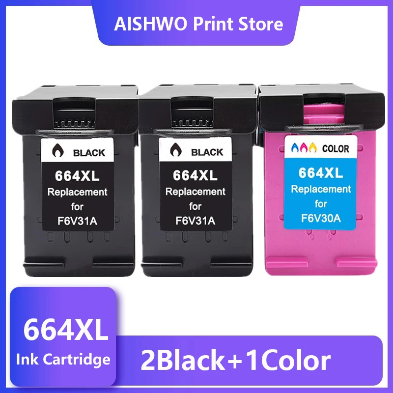 

664XL Ink Cartridge Replacement For HP664XL 664 for HP DeskJet 1115 2135 3635 1118 2138 3636 3638 4536 4676 Printer