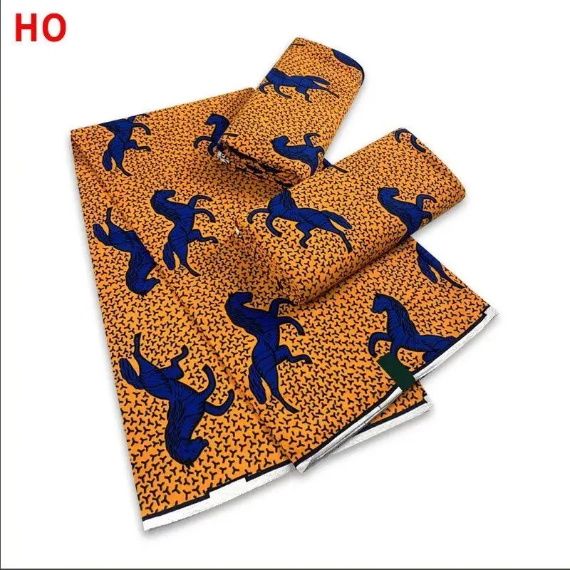 

ACI Nigeria Wax African Print Fabric Veritable Wax Ankara Print Fabric 100% Cotton Loincloth Fabrics 6 Yards/Piece For Lady