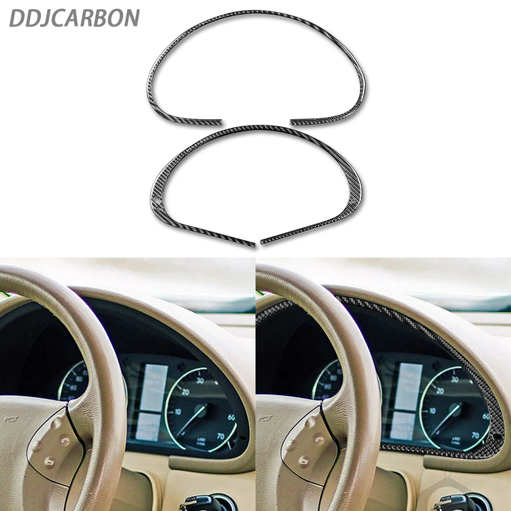 

For Benz C Class W203 2005-2007 Carbon Fiber Speedometer Dashboard Cover Trim Suit Car Interior Accessories Decoration Sticker