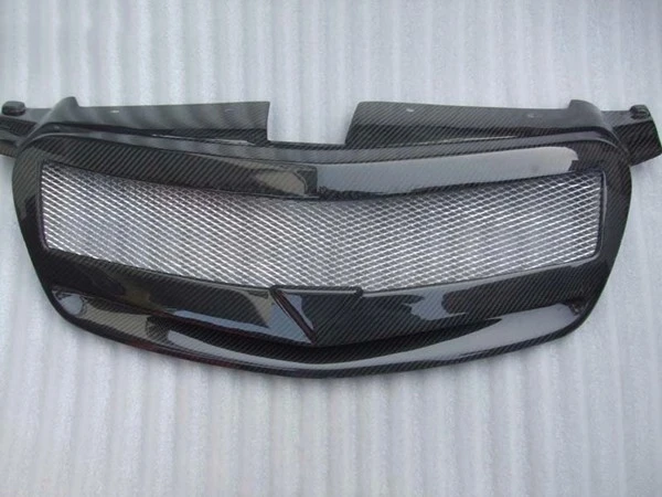 

Car Front Bumper Grill Carbon Fiber Grille Assembly for Chevrolet Cruze 09-14