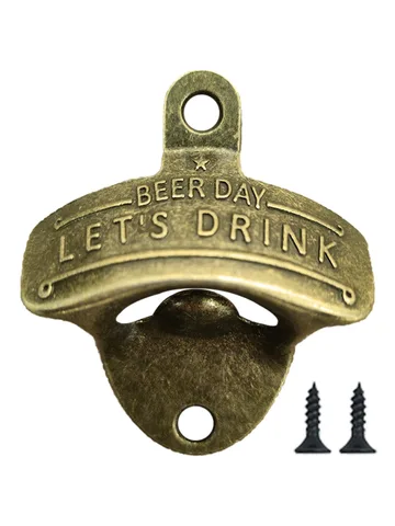 Ретро открывалка для бутылок BEER DAY  Let's Drink