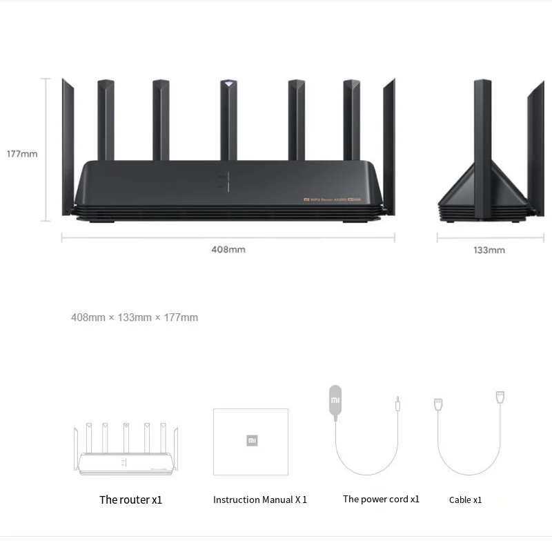 Xiaomi AX6000 AIoT Router 6000Mbs WiFi6 VPN 512MB Qualcomm CPU Mesh Repeater External Signal Network Amplifier Mi Home images - 6