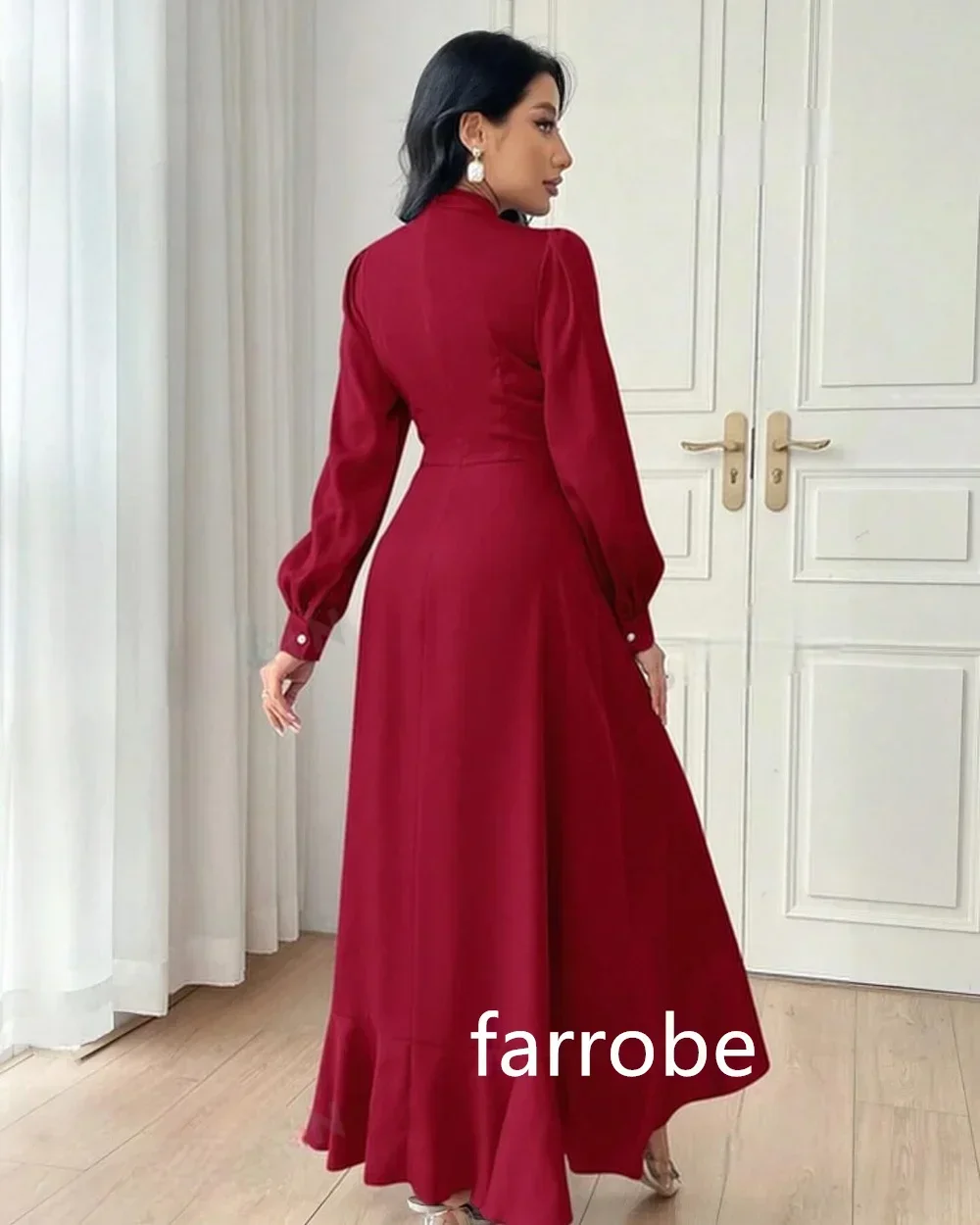 Индивидуальные унисекс трикотажные плиссированные трапециевидные платья миди с