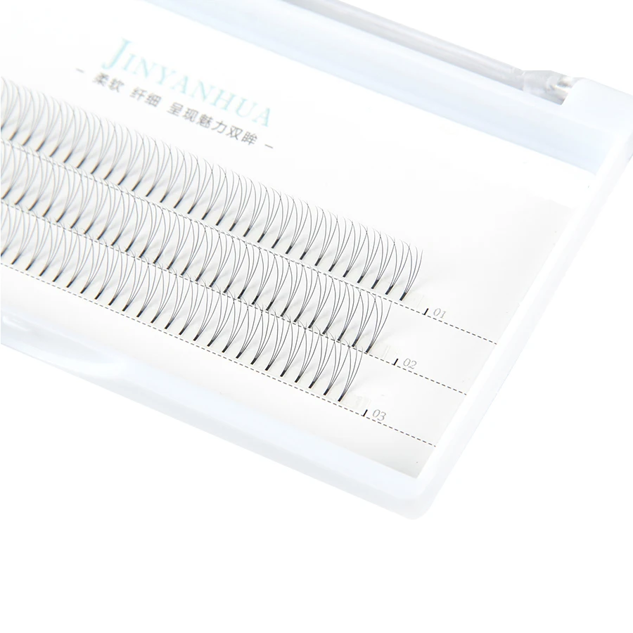 Ресницы для наращивания объема 2D3D4D готовые ресницы диаметром 0 10 предварительно