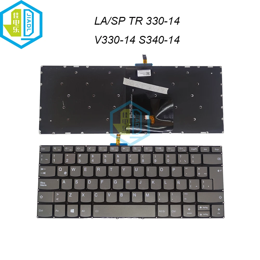 

Laptop Backlit Turkey Latin Spanish Keyboard For Lenovo Ideapad 330S-14 V330-14IKB 330S-14AST V130-14IGM S340-14IIL PC4SPB PC4SB