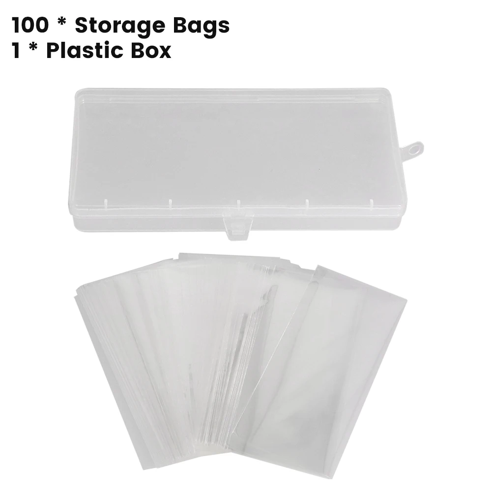 

100pcs Paper Money Album Banknote Case Storage Bag Collection Box Display Holder Polypropylene Protect Banknotes