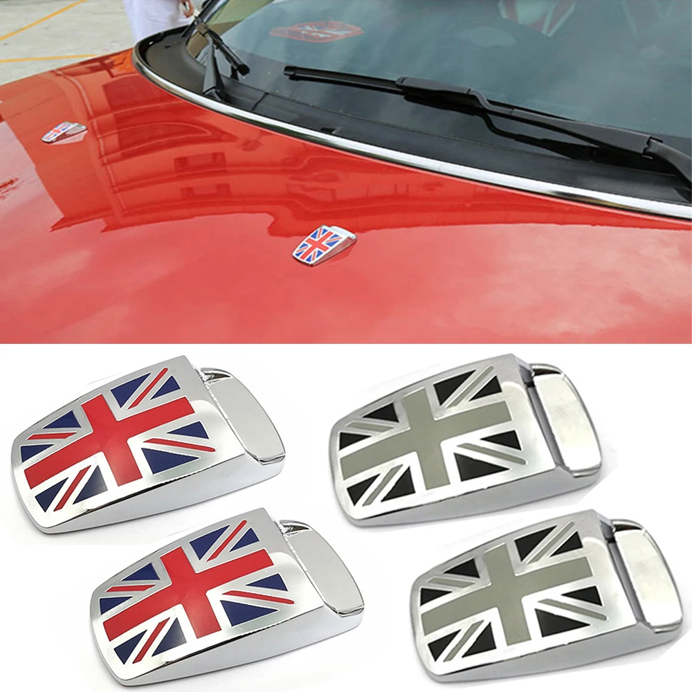 

2Pcs Car Wiper Water Spray Nozzle Cover Sticker For Mini Cooper S One Countryman Clubman R50 R53 R55 R56 R60 R61 F54 F55 F56 F60