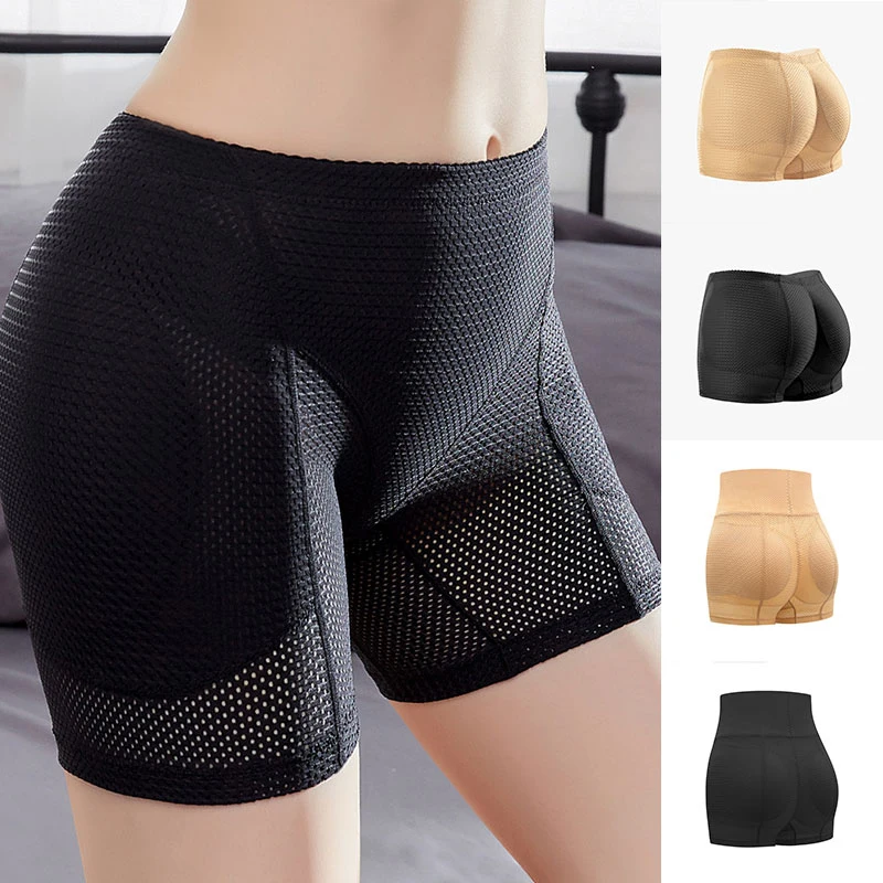 

Women Sponge Padded Panty Push Up Butt Lifter Fake Ass Briefs Sexy Hip Enhancer Seamless Control Panties Pads Buttocks Lingeries