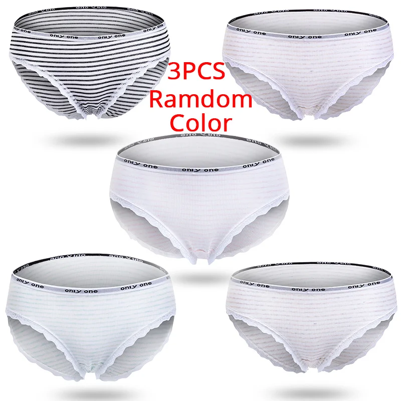 3 шт. женские хлопковые трусы-брифы |