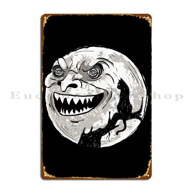 Whimsigoth Хэллоуин кот металлический плакат печать создание персонализированный