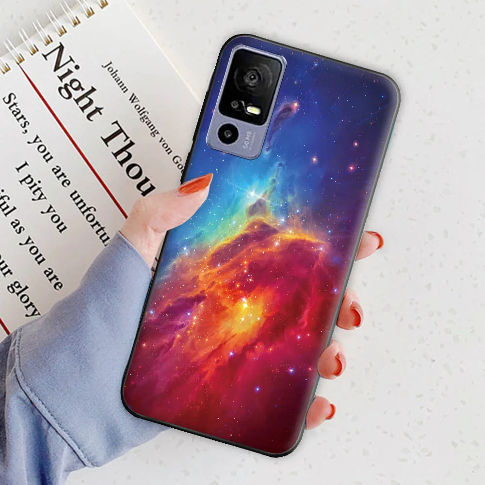 Фото Чехол для TCL 40R 5G TCL 40 SE, Мягкий Силиконовый Модный чехол из ТПУ для TCL 40 SE, чехол для телефона TCL40R 40SE, бампер с рисунком №3