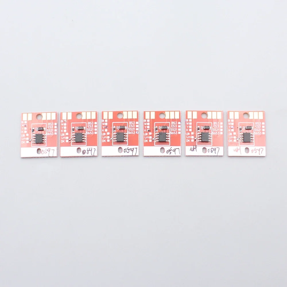 8 шт./компл. чип для LH 100 spc 0597 mimaki UJF 3042 6042 BK C M Y WH * 2 Clear 0732-Primer