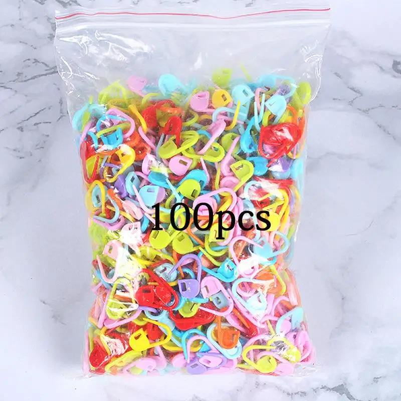 100-1000 шт. разноцветные пластиковые каучуковые маленькие зажимы маркеры для