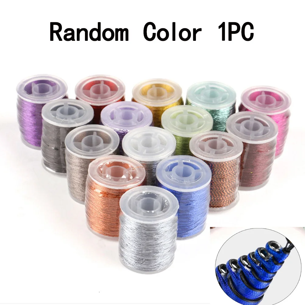 

60m/Roll Fishing Rod Guide Ring Wrapping Line Rod Building Thread Repairing Line Roll Fishing Rod Wrapping Lines Random Color