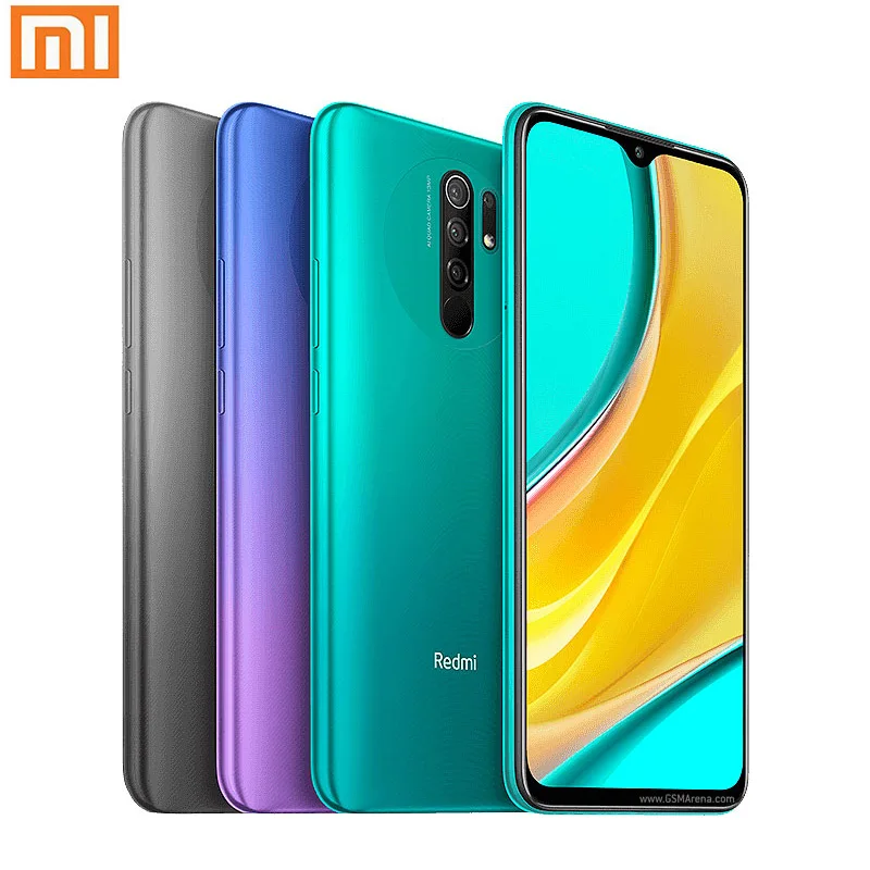 

Смартфон Xiaomi Redmi 9 4 Гб RAM 64 Гб ROM Mediatek Helio G80 5020 мАч Android мобильный телефон