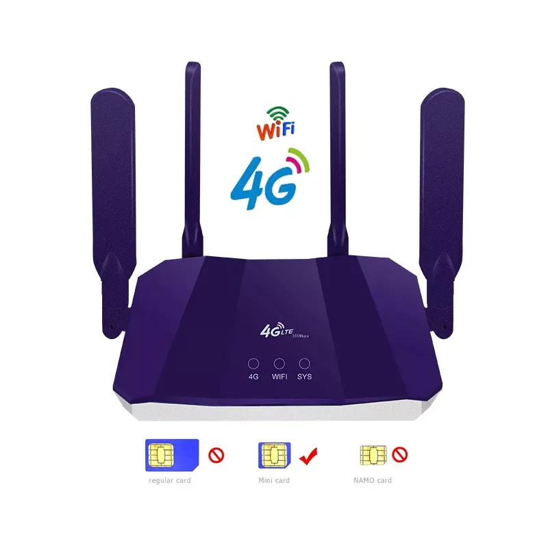 

French Spanish Wireless Modem 4G Wifi Router Portable Gateway FDD WCDMA Global Unlocked LTE Mobile Hotspot For Office Home