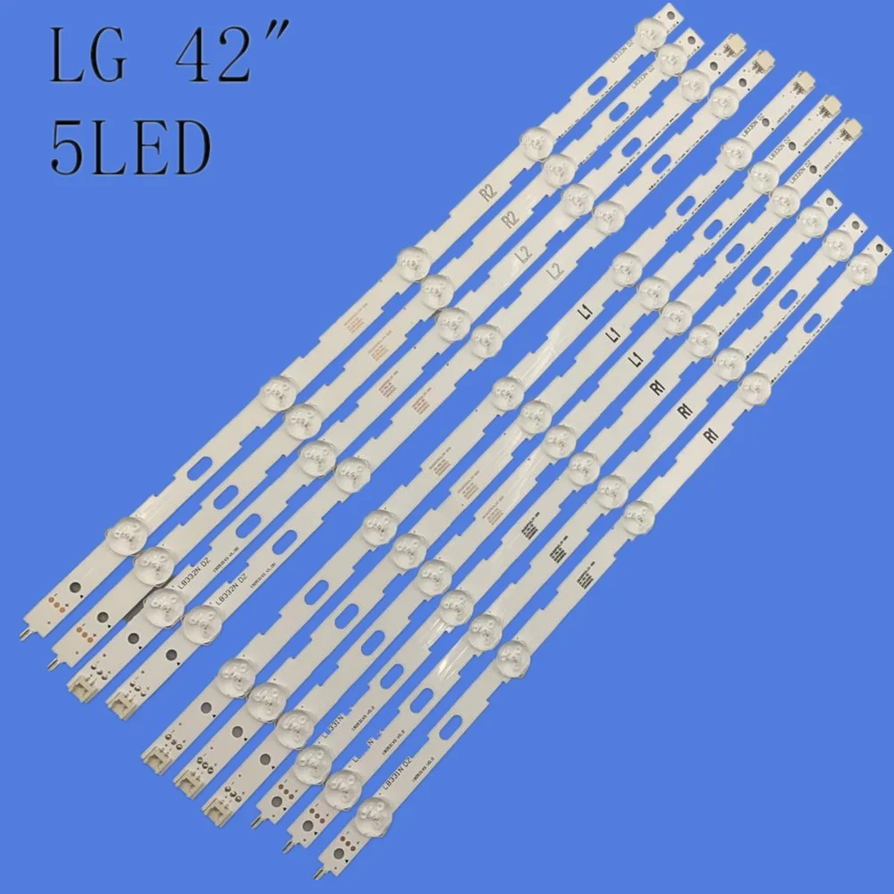 

Светодиодная лента для подсветки для LG 37LN Array 37LN541U 6916L-1137A 6916L-1138A 6916L-1139A 6916L-1140A, 8 шт./комплект