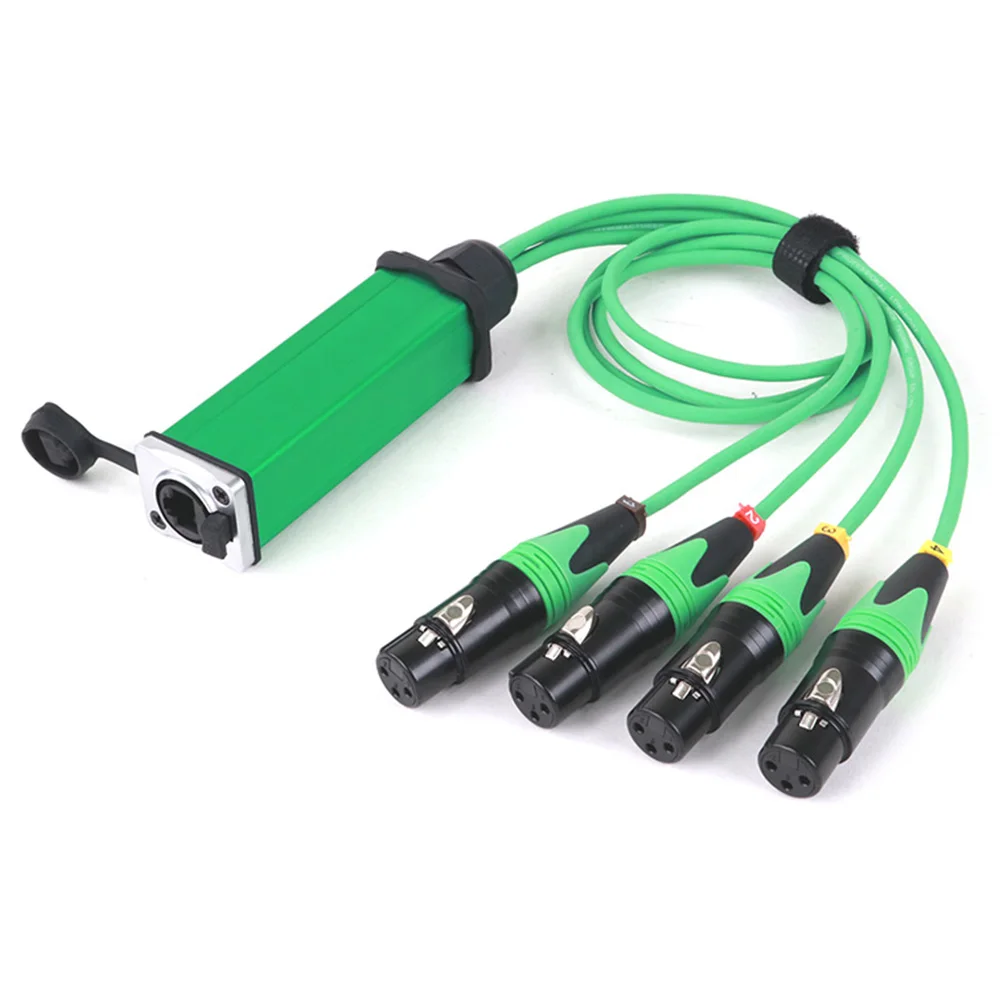 Разветвитель для аудиокабеля RJ45 в XLR разветвитель многосетевого кабеля STP Cat5 к