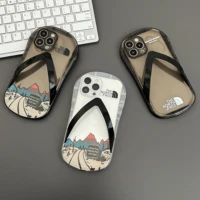 creative personalized slippers phone case for iphone 13 12 11 for iphone xs 78p decompression personalized protective cover