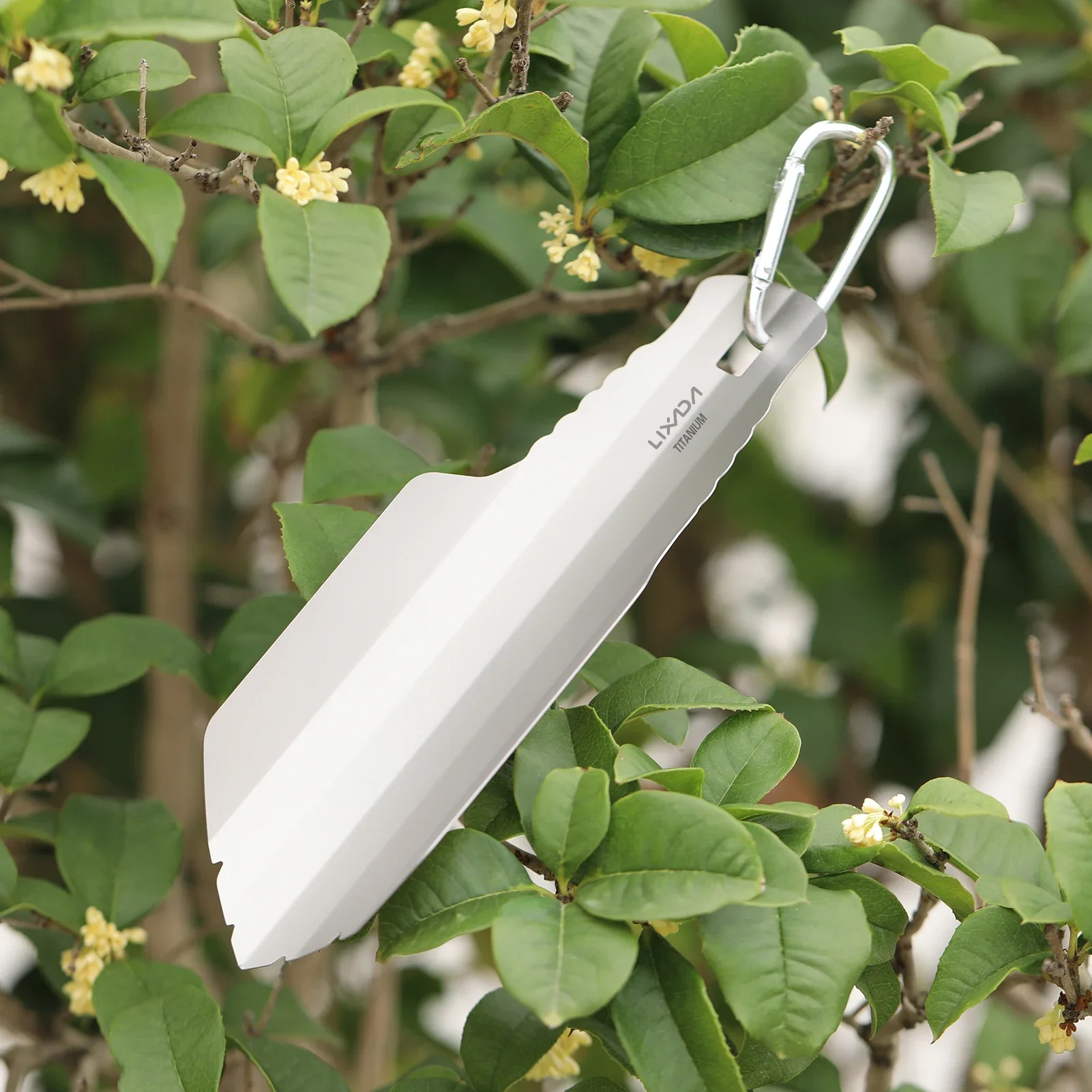 

Titanium Camping Shovels Outdoor Compact Poop Shovel Trowel Ultralight Backpacking Multi Tool for Hiking Camping and Survival