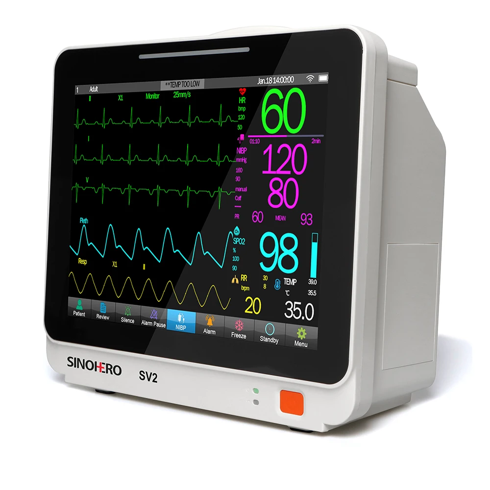 

SINOHERO SV2 Multi-parameter Animals Patient Vet Medical Equipment 12.1" Portable Veterinary