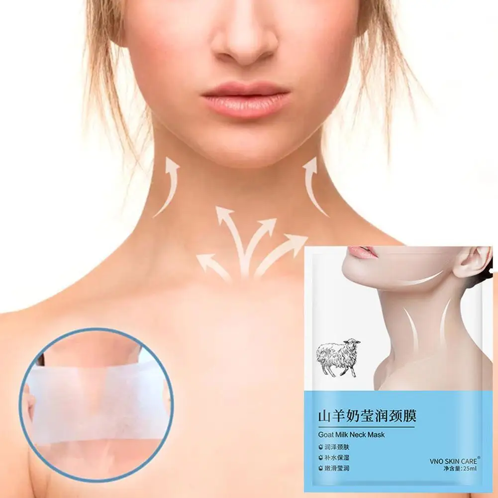 

Омолаживающая отбеливающая маска для шеи, с козьим молоком