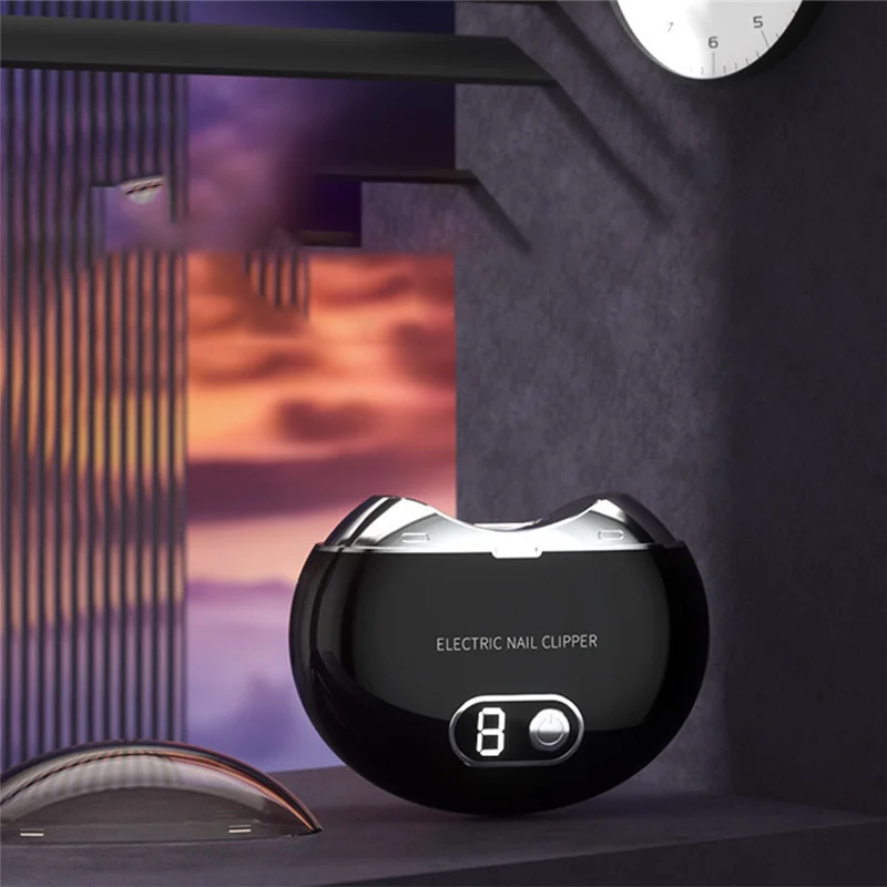 Электрические автоматические кусачки для ногтей со световым триммером